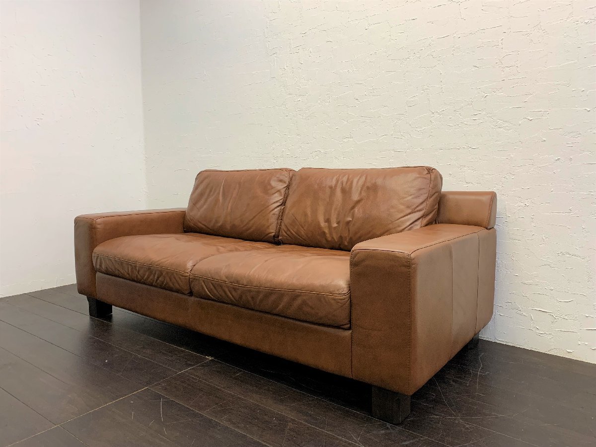 安価 16.5万 3Pソファ セリューソファ SOFA SERIEUX イデー IDEE 本革 アクタス 無印 / IDEE(イデー)