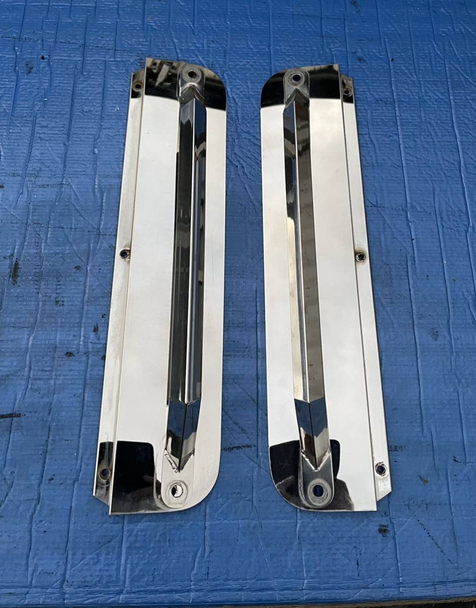 サメ！HINOプロフィア テラビィ 寝台グリップ 角ステン 当時物