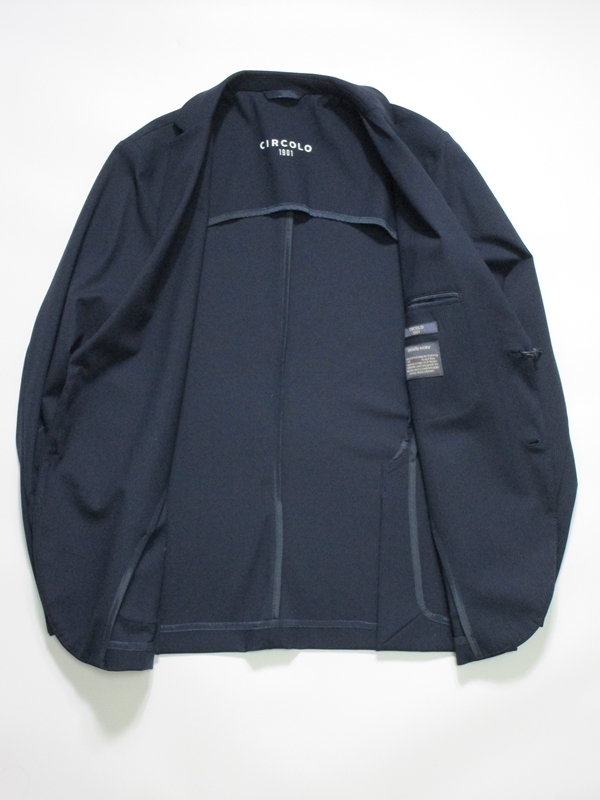 チルコロ1901 コットン ジャージー ジャケット ハイパーストレッチ