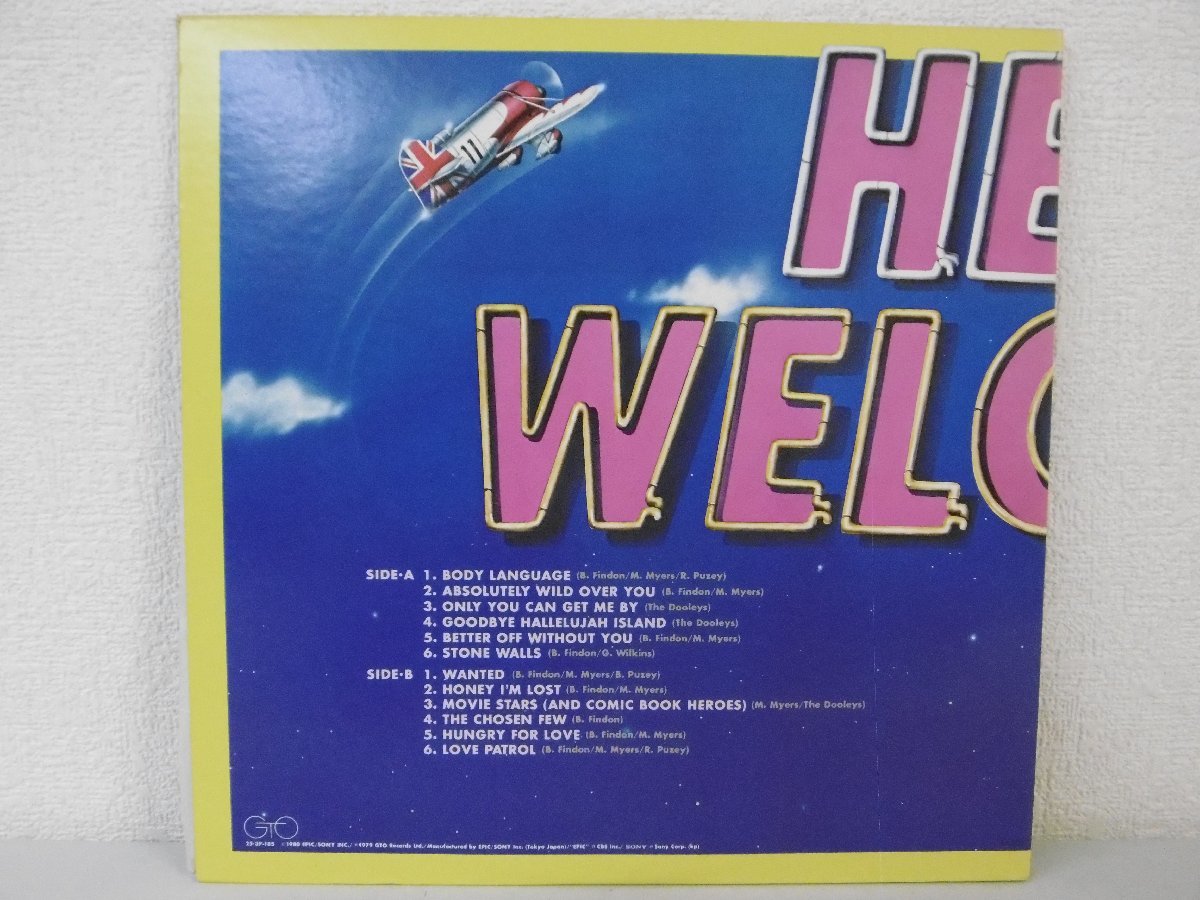 LP レコード 帯 THE DOOLEYS ザ ドゥーリーズ HELLO WELCOME! ハロー