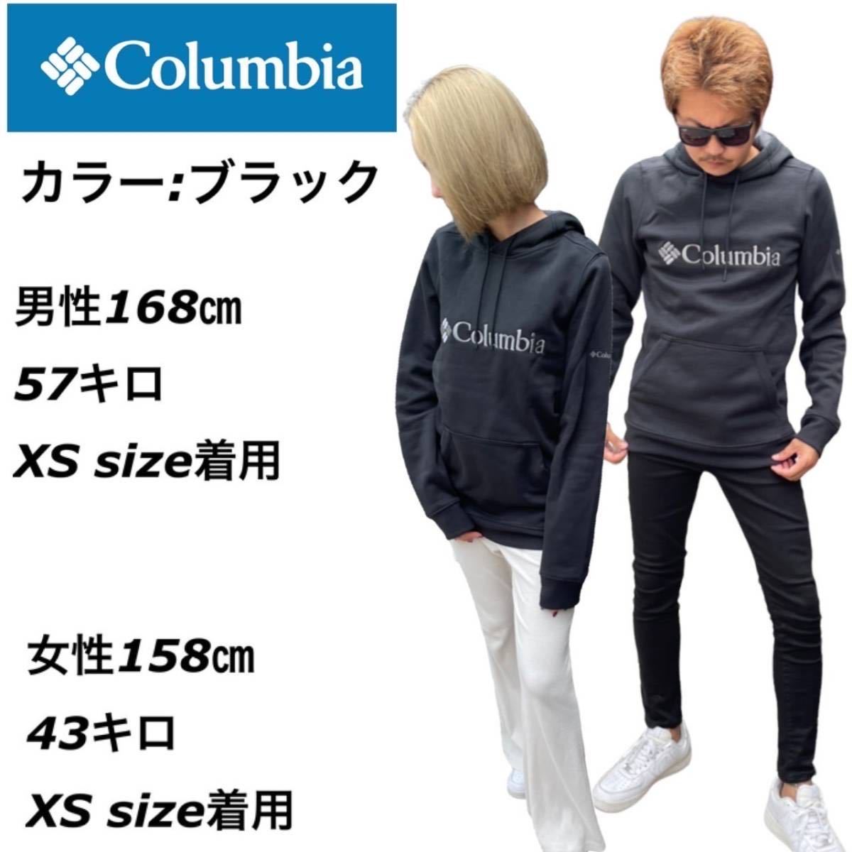 コロンビア Columbia パーカー プルオーバー フーディー 1681661 スウェット 黒 S 刺繍ロゴ 裏起毛 COLUMBIA BASIC LOGO HOODIE 新品