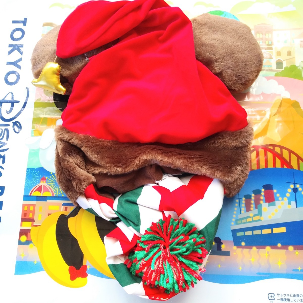 2021 ディズニーリゾート クリスマス リルリンリン ファンキャップ マフラー ディズニーランド ディズニーシー 帽子 ミッキー
