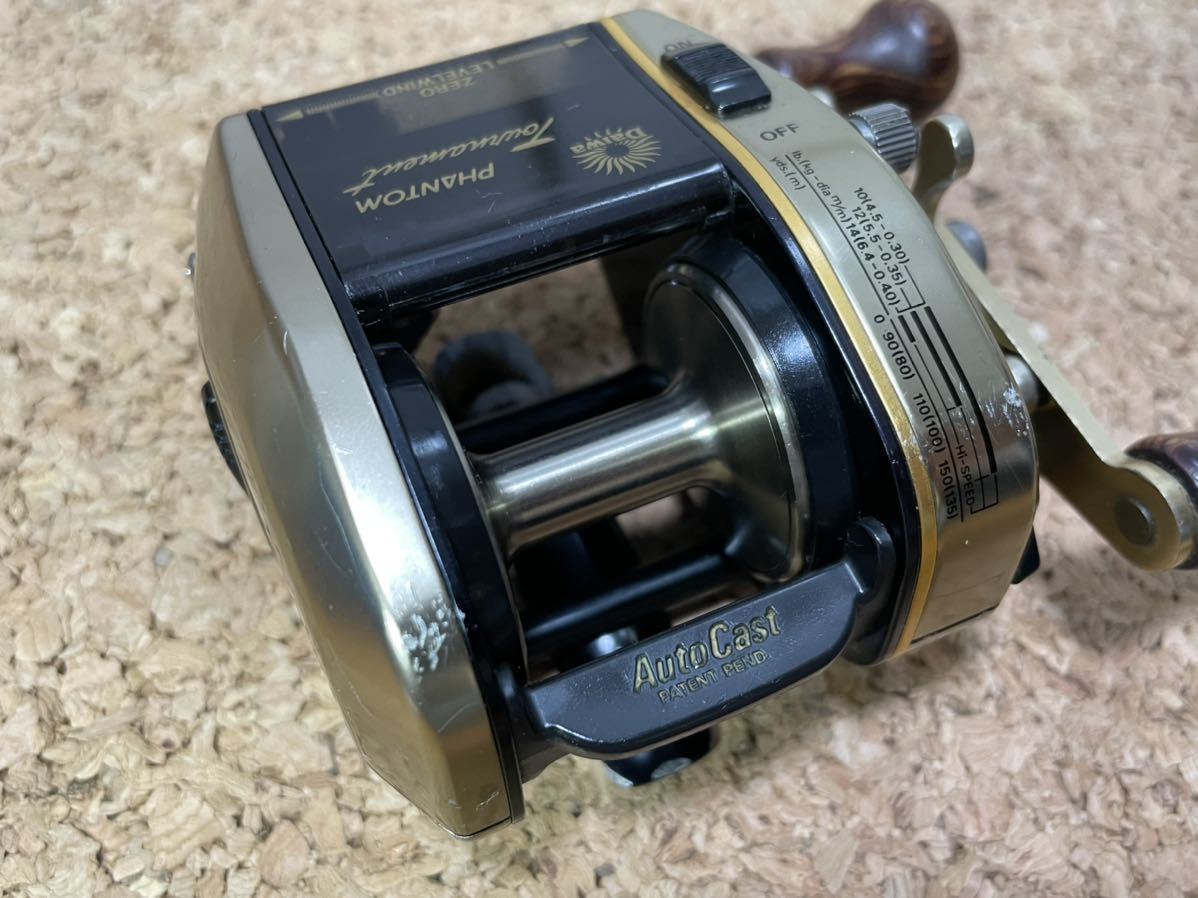 ★即決！稀少 オールド DAIWA PHANTOM ダイワ ファントム トーナメント SS-15 美品！機関好調 ★_画像6