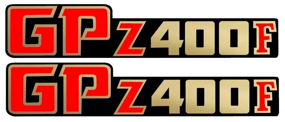 Yahoo!オークション - GPz400F カッティングステッカー キズ隠しにも