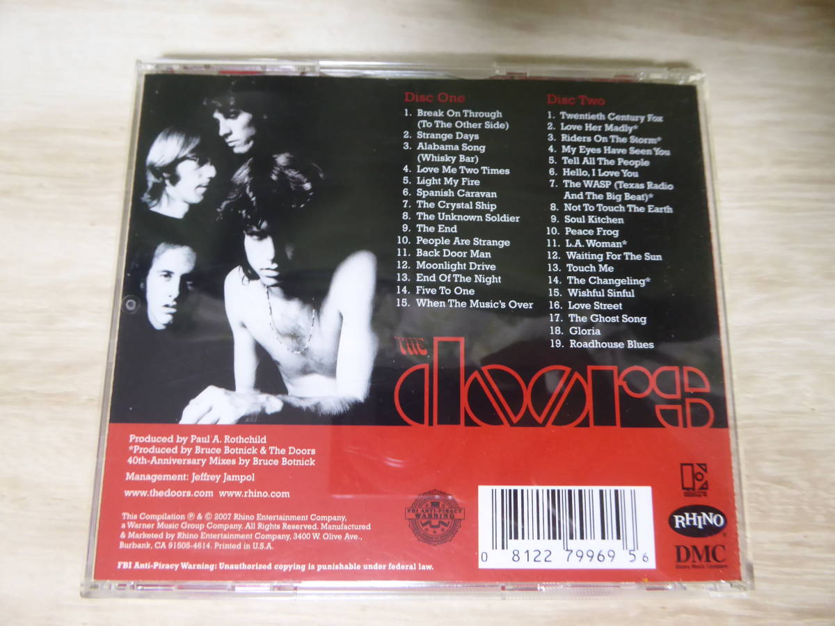 [m9546y c] (2CD) The Very Best Of The Doors все 34 искривление 40 годовщина Mix версия зарубежная запись дверь z* лучший 