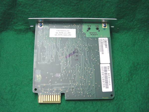 APC AP9617 Network Management Card10/100RX/TX used APC company UPS.. do use network card. postage 210 jpy 