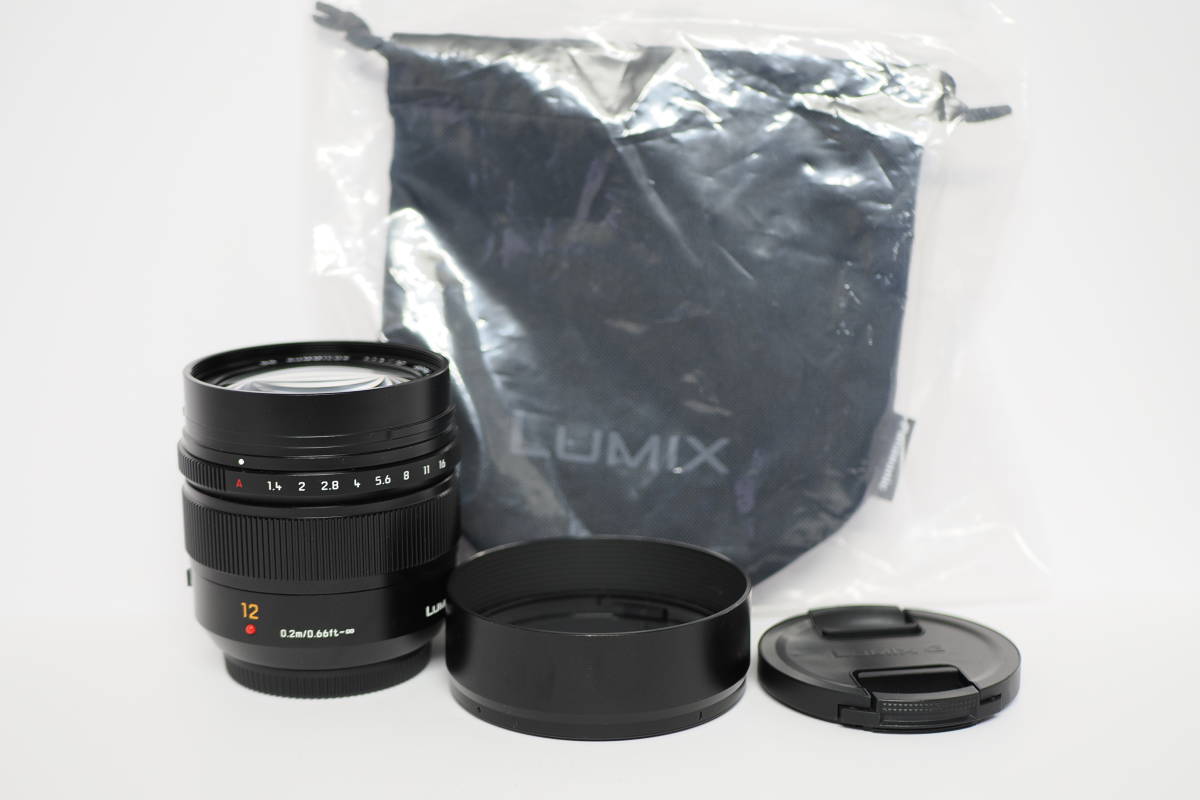 美品】パナソニック Panasonic LEICA DG SUMMILUX 12mm F1.4 ASPH www