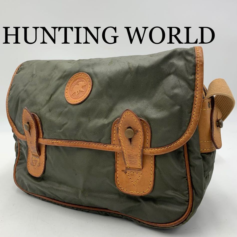 最適な材料 HUNTING WORLD ハンティングワールド ショルダーバッグ