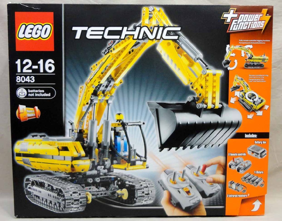 ヤフオク! - LEGO テクニック 8043 ショベルカー 未開封 レゴ...