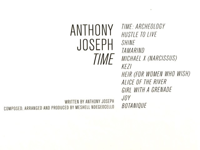 Anthony Joseph / Time アフロファンク ジャズ ソウル 名作 国内盤 歌詞対訳付 Meshell Ndegeocello / Magic Malik / Gilbert Scott-Heron_画像3