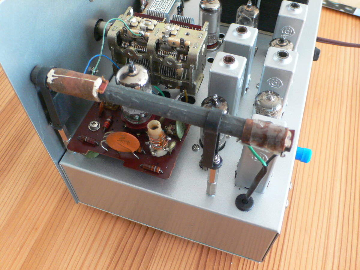 自作AM・FM付き真空管ラジオ 自作AM・FM付き真空管ラジオ