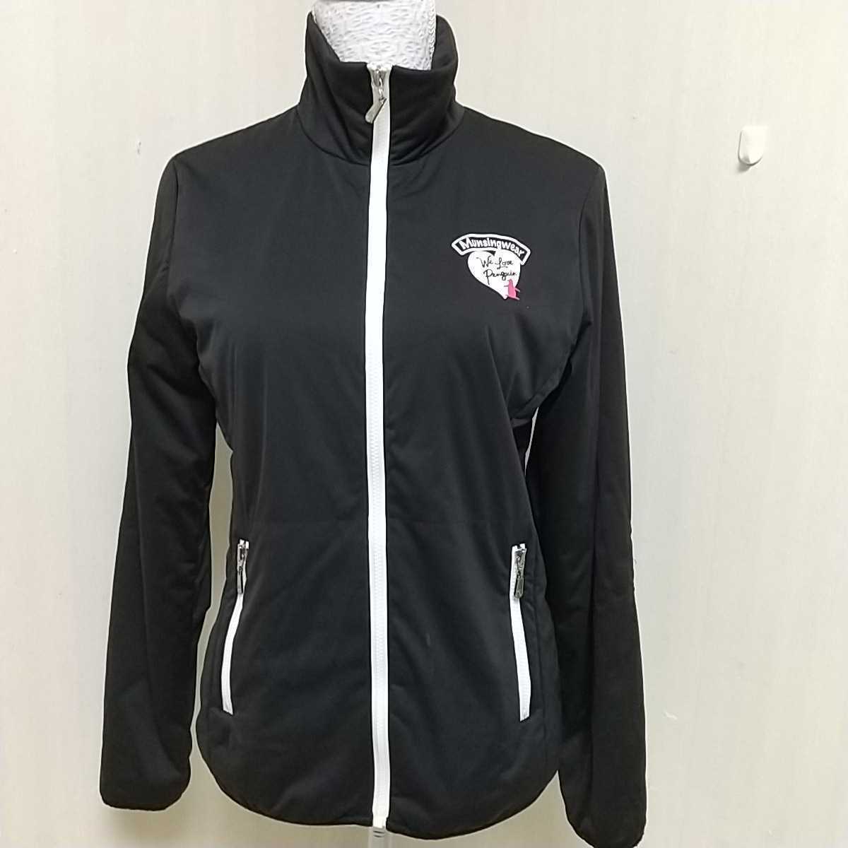  Munsingwear wear munsingwear grade slam Golf wear sport full Zip with cotton lady's Descente M size 