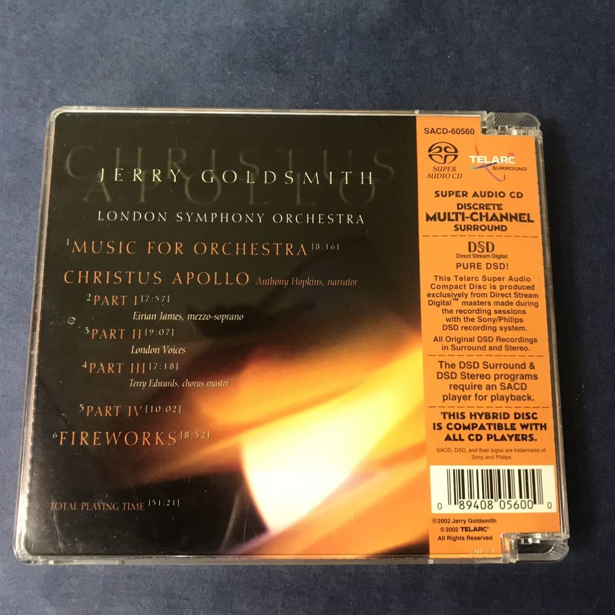 *JERRY GOLDSMITH CHRISTUS APOLLO hf4f SACD