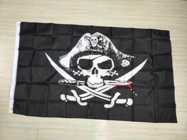  море . флаг Skull X нож большой флаг флаг 4 номер размер 150x90cm DM рейс отправка 