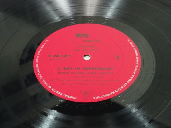 【ジャズ LP】A DAY IN　COPENHAGEN　/　Dexter Gordon & Slide Hampton　E6_画像4