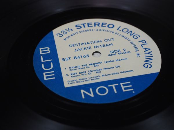 【激レア ジャズ LP US盤 BLUE NOTE】 Destination... Out! ジャッキー・マクリーン Jackie McLean F20_画像4