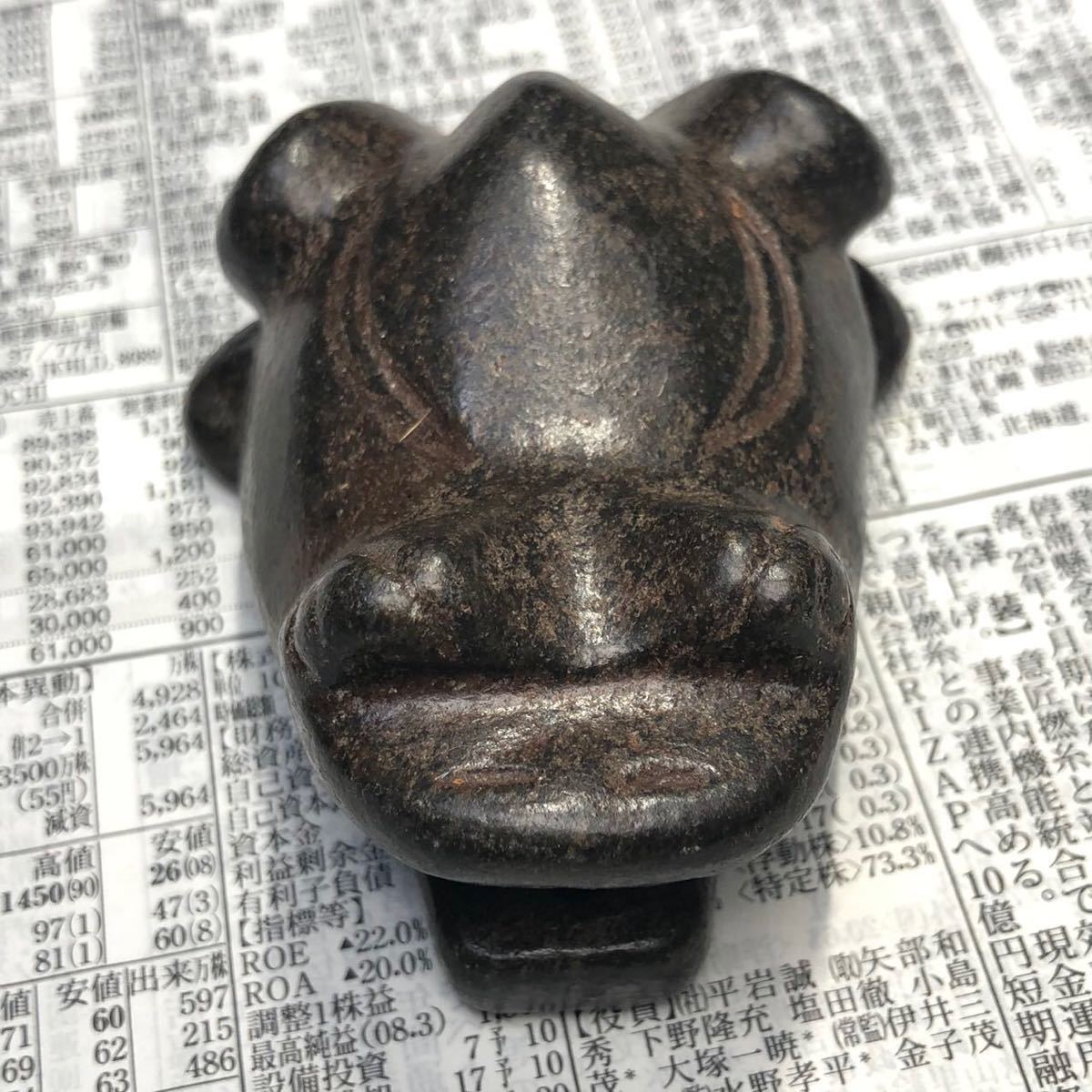 石鉄隕石 カエル 時代物 不思議な天然パワー | www.annugeo.com