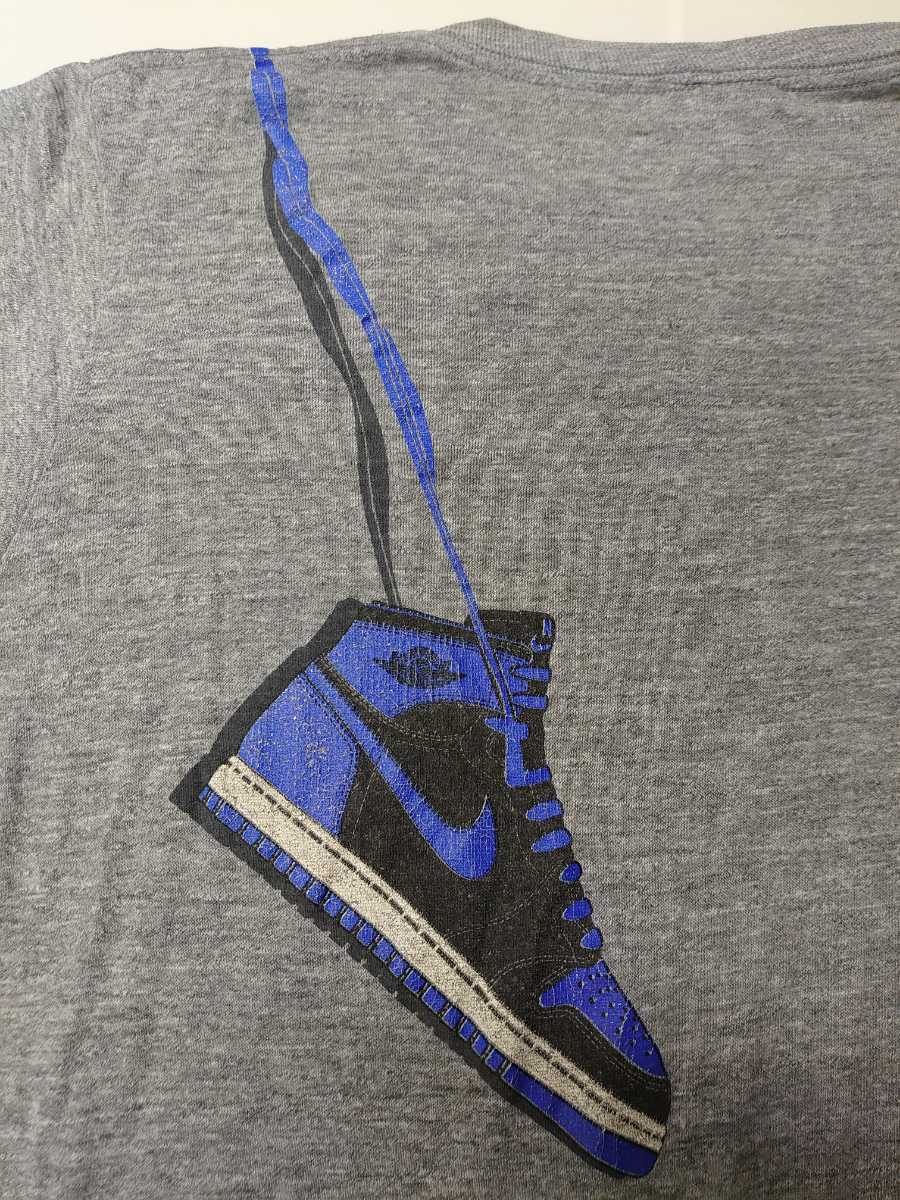 1985-1986年USA製☆NIKE AIR JORDAN SHOULDER SHOE T-SHIT USED