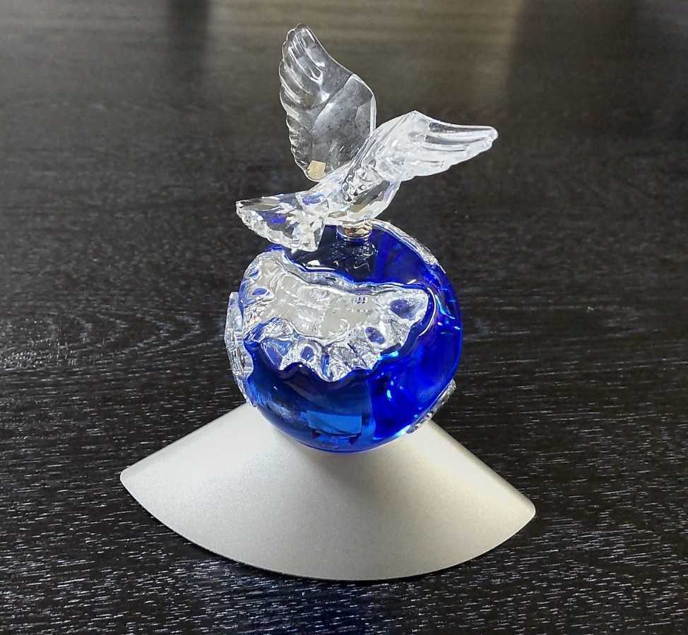 SWAROVSKI スワロフスキー/2000年記念作品 クリスタルプラネット/置物 (送料無料)