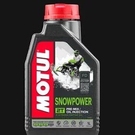 即納 スノーモービル専用 2スト エンジンオイル Motul モチュール スノーパワー 4L 4本まで送料同額 ヤマハ ski doo ポラリス arctic cat _画像1