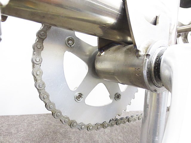 ∞ Panasonic パナソニック 14インチ 折りたたみ自転車 B-PEMT23 トレンクル7500 軽量 チタンフレーム □H8_画像5