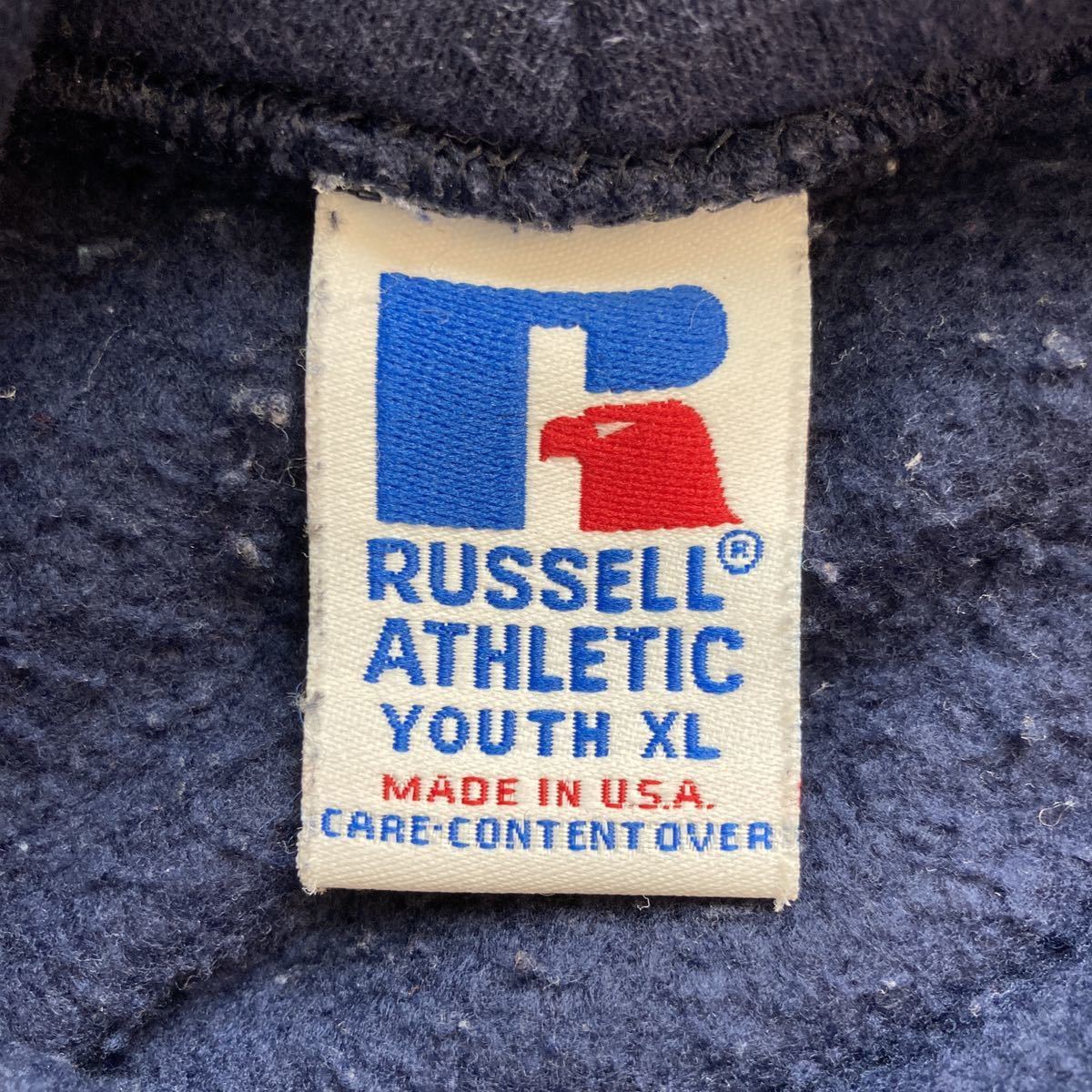 90's USA製 Russellボディ L L bean パーカー XL YOUTHネイビー 90's USA製 Russellボディ L L bean パーカー XL YOUTHネイビー