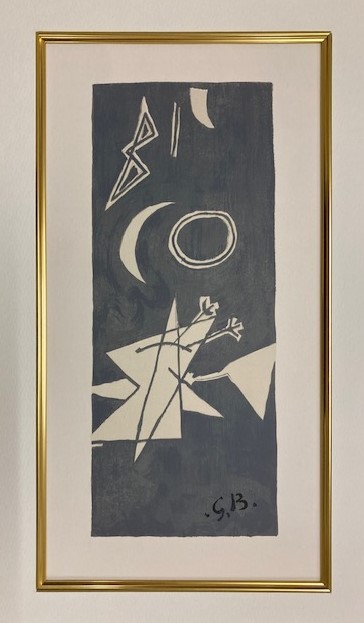 【特価】　≪ 　 ジョルジュ ブラック 　≫　　オリジナルリトグラフ【石版画】①　　1959年 　　GEORGES BRAQUE 　　DERRIERE　 LE　MIROIR