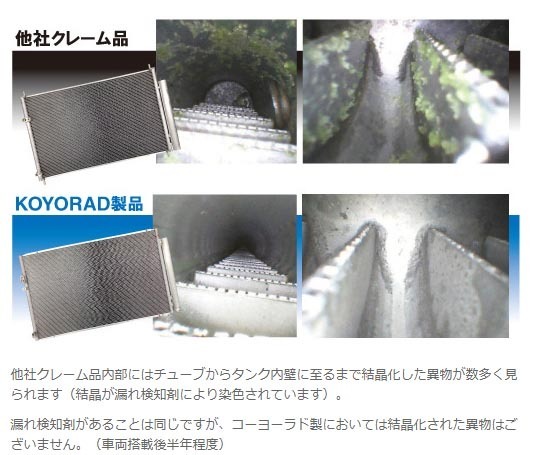 ミラ クーラーコンデンサー L250 L260 活性炭あり 社外新品 熱交換器