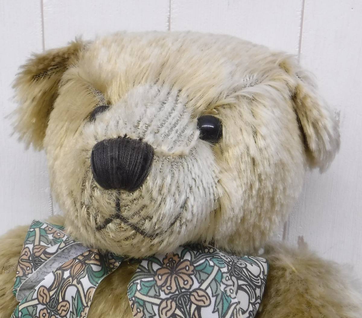  подлинная вещь * мягкая игрушка *Harrods Harrods * плюшевый мишка медведь * три .100 anniversary commemoration *36cm * коллекция античный куклы герои 