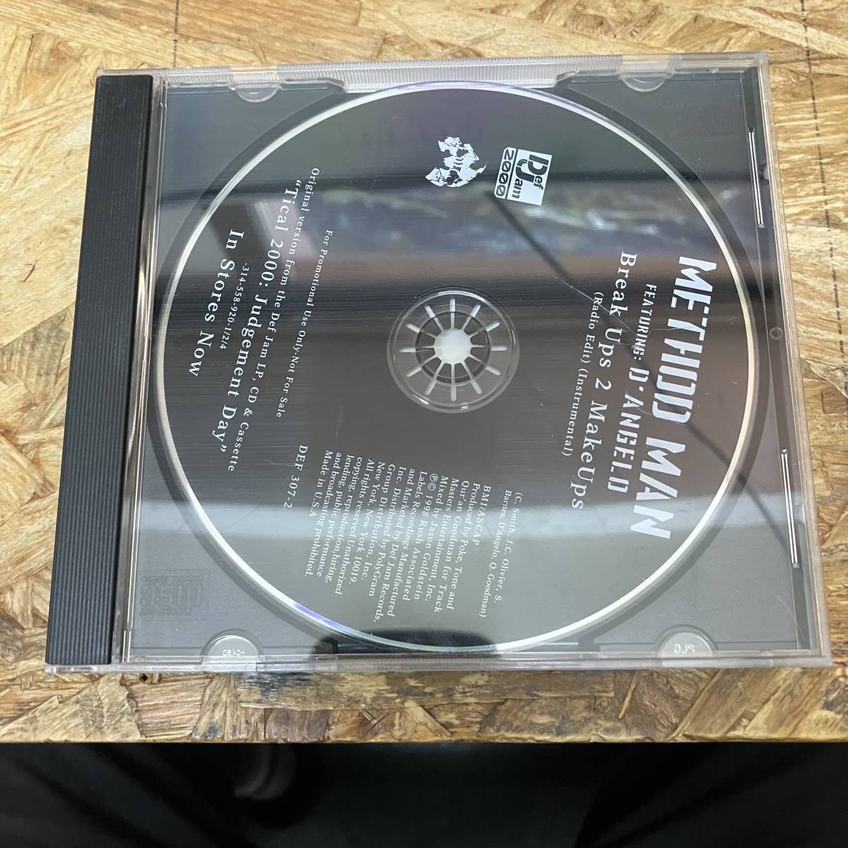 シ● HIPHOP,R&B METHOD MAN - BREAK UPS 2 MAKE UPS FEAT D'ANGELO INST,シングル! CD 中古品の画像1