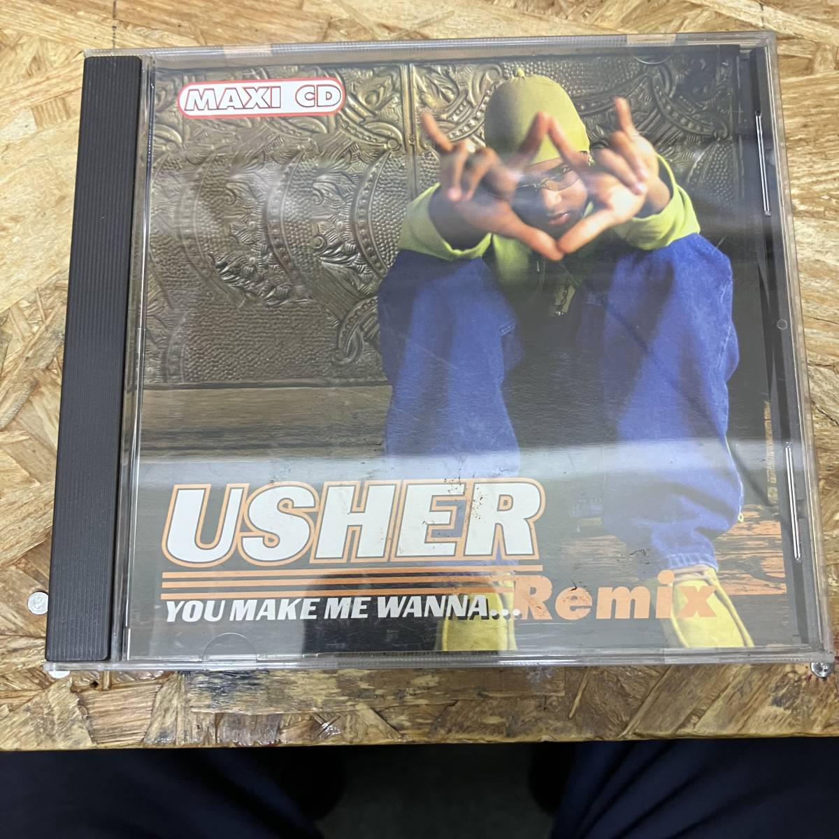 ● HIPHOP,R&B USHER - YOU MAKE ME WANNA ... (REMIX) INST,シングル!,PROMO盤!! CD 中古品_画像1