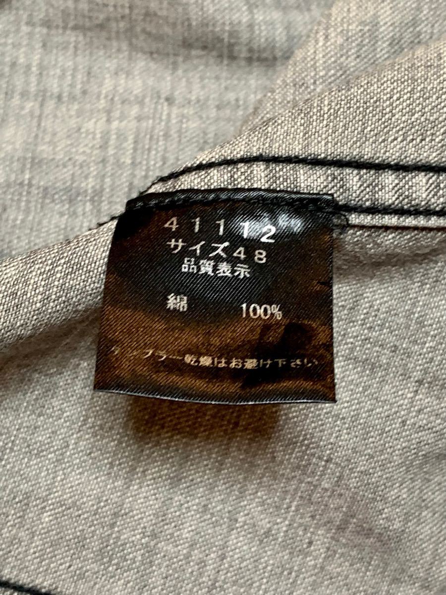 レア品【SHELLAC】シェラック 巻き糸デニムシャツ (48サイズ) デニム