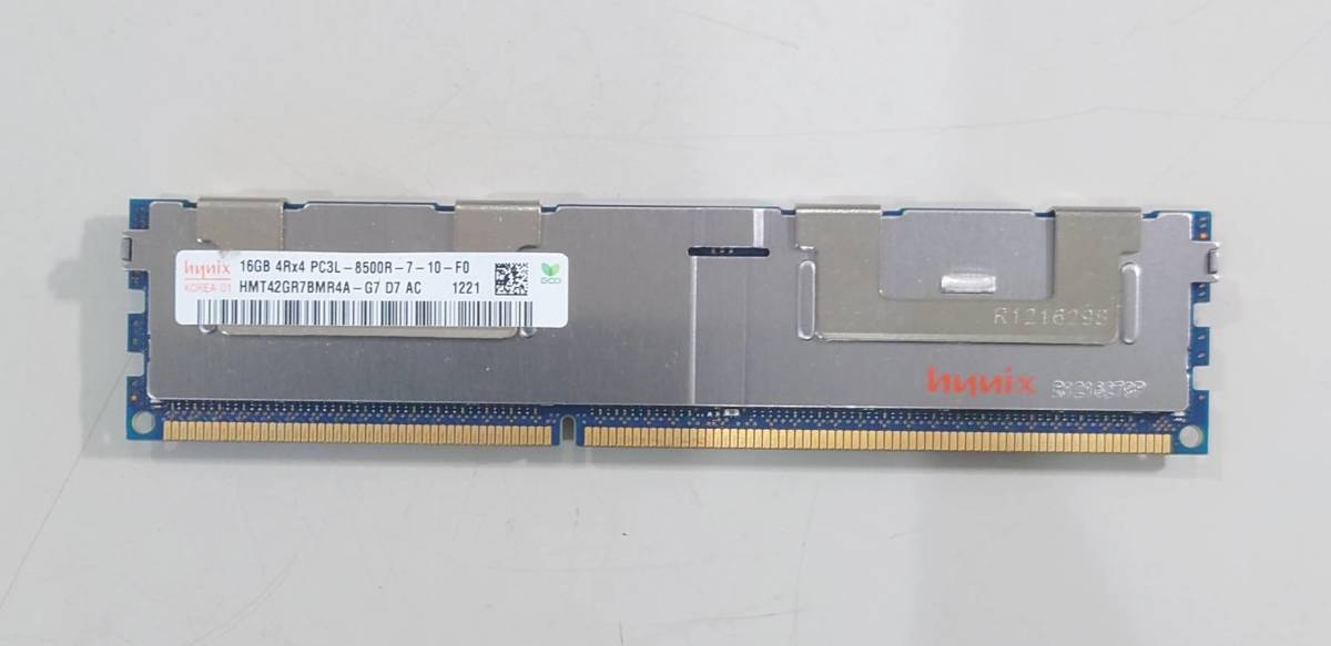 KN2963 【現状品】hynix 16GB 4Rx4 PC3L-8500R-7-10-F0 メモリ_画像1