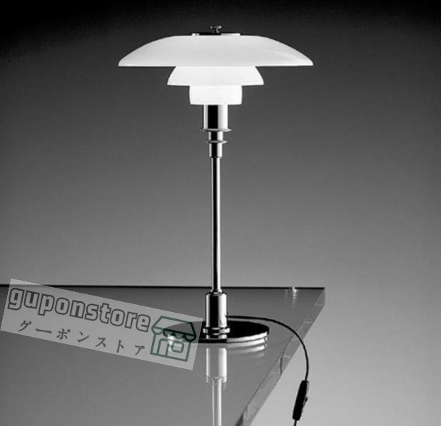 極美品 北欧照明 ポールヘニングセン PH3/2 テーブルライト ブラック 間接照明 デスクランプ スタンドライト インテリア LED対応 リプロダ_画像2