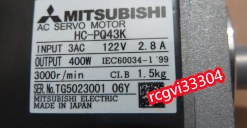 新品 MITSUBISHI/三菱電機 HC-PQ43K サーボモーター 保証６ヶ月