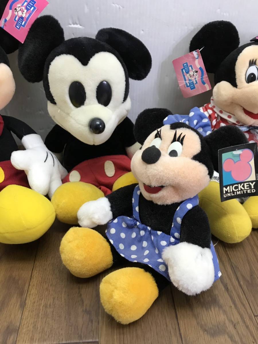  бесплатная доставка D53604 DISNEY Mickey, minnie мягкая игрушка 4 пункт суммировать Disney Mickey Mouse Minnie Mouse 