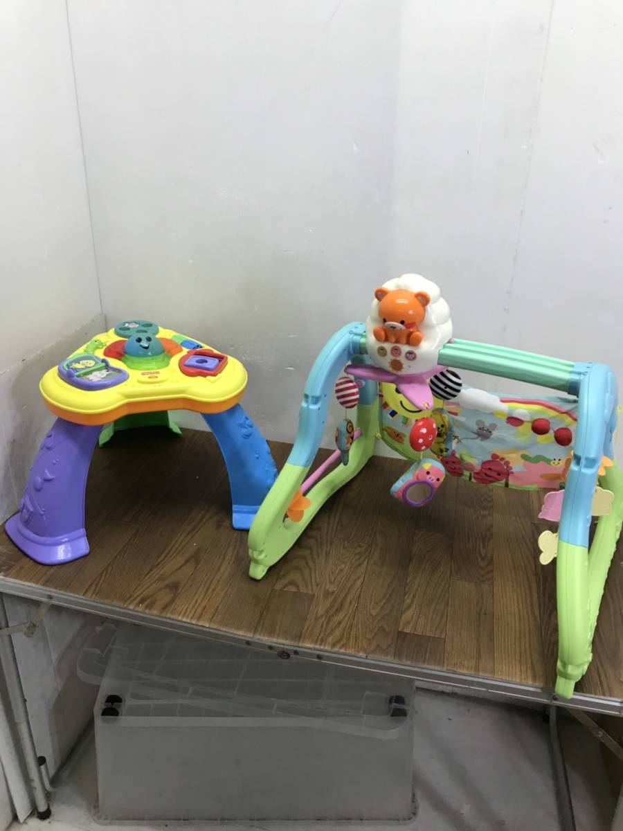 送料無料A55239 People/Fisher-Price 知育玩具2点 うちの赤ちゃん世界一 その他_画像1