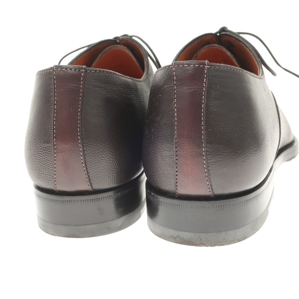 サントーニ Santoni ストレートチップ ドレスシューズ ダークブラウン