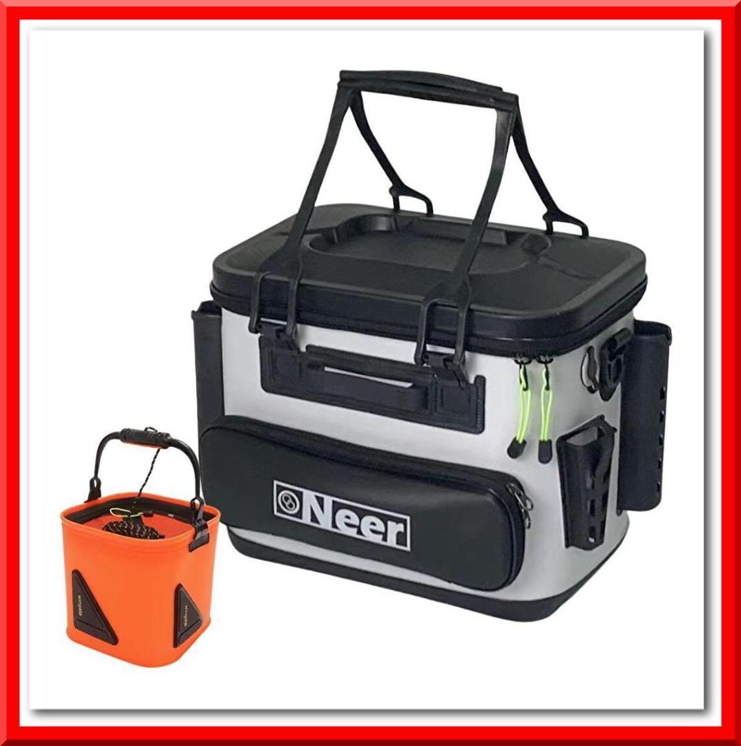【ラッピング不可】 【新品】Neer バッカン(28L:ホワイト)水汲みバケツ付き タックルボックス タックルバッグ タックルボックス 【ラッピング不可】 【新品】Neer バッカン(28L:ホワイト)水汲みバケツ付き タックルボックス タックルバッグ タックルボックス