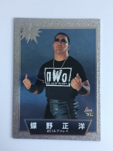 BBM 97 高級版 スパークリングファイター SF 14 蝶野正洋 MASAHIRO CHONO 新日本プロレス NWOの画像1