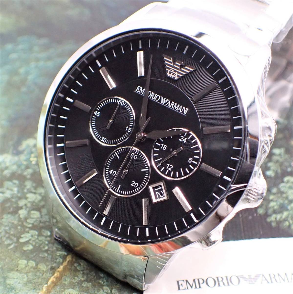 アルマーニ 腕時計 AR2460 Sportivo クロノグラフ 未使用 美品 EMPORIO ARMANI ステンレススチール #gdo1_画像1