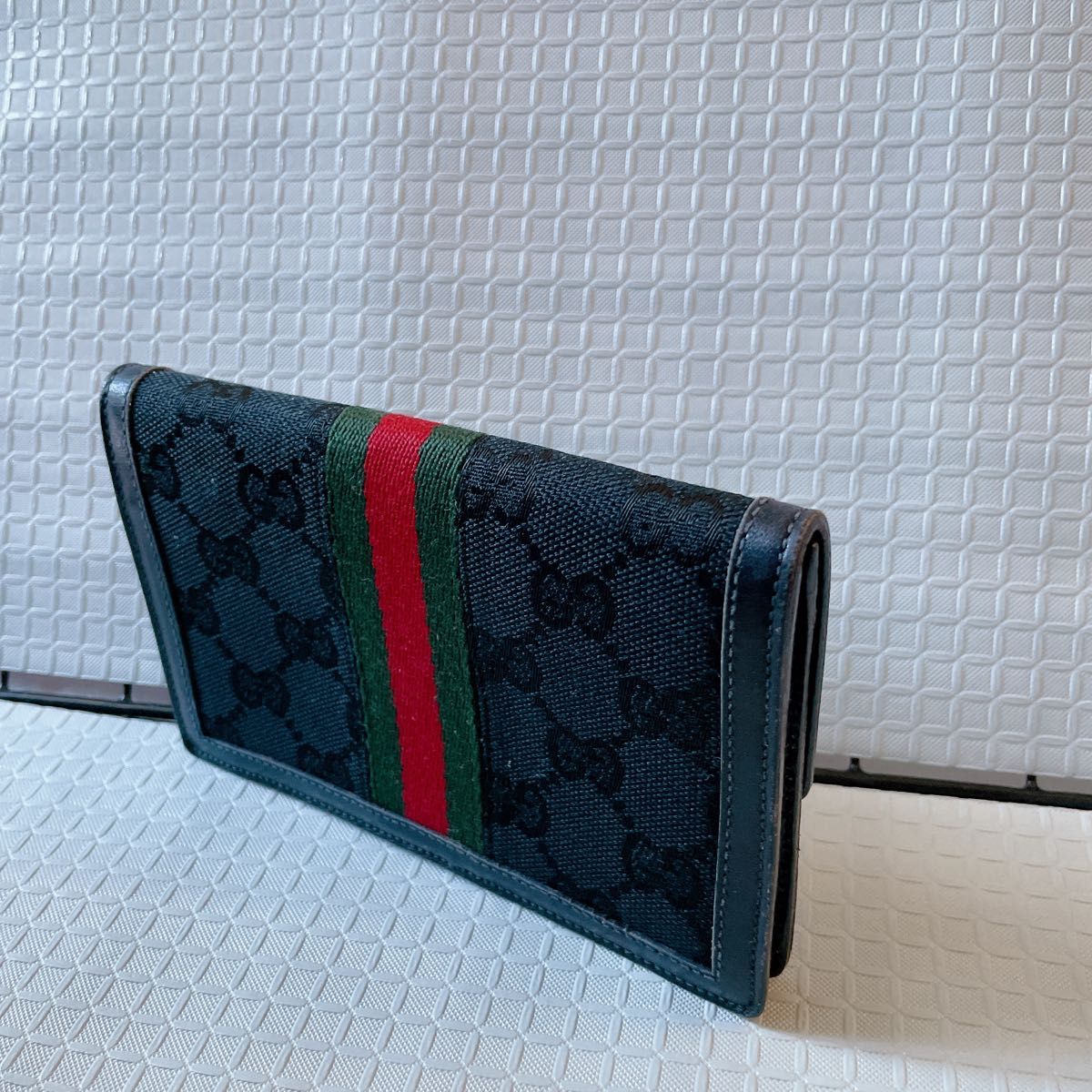 美品 極希少!Gucci シェリーライン ビンテージミニ財布 ウォレット