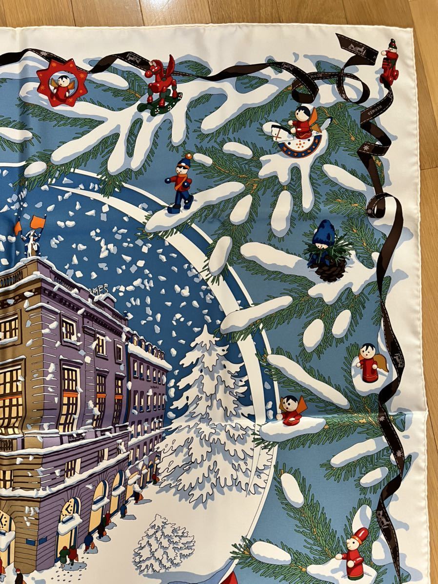 未使用保管品】HERMES フォーブル 24番地のクリスマス カレ90 未使用保管品】HERMES フォーブル 24番地のクリスマス カレ90