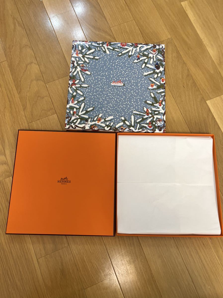 未使用保管品】HERMES フォーブル 24番地のクリスマス カレ90 未使用保管品】HERMES フォーブル 24番地のクリスマス カレ90