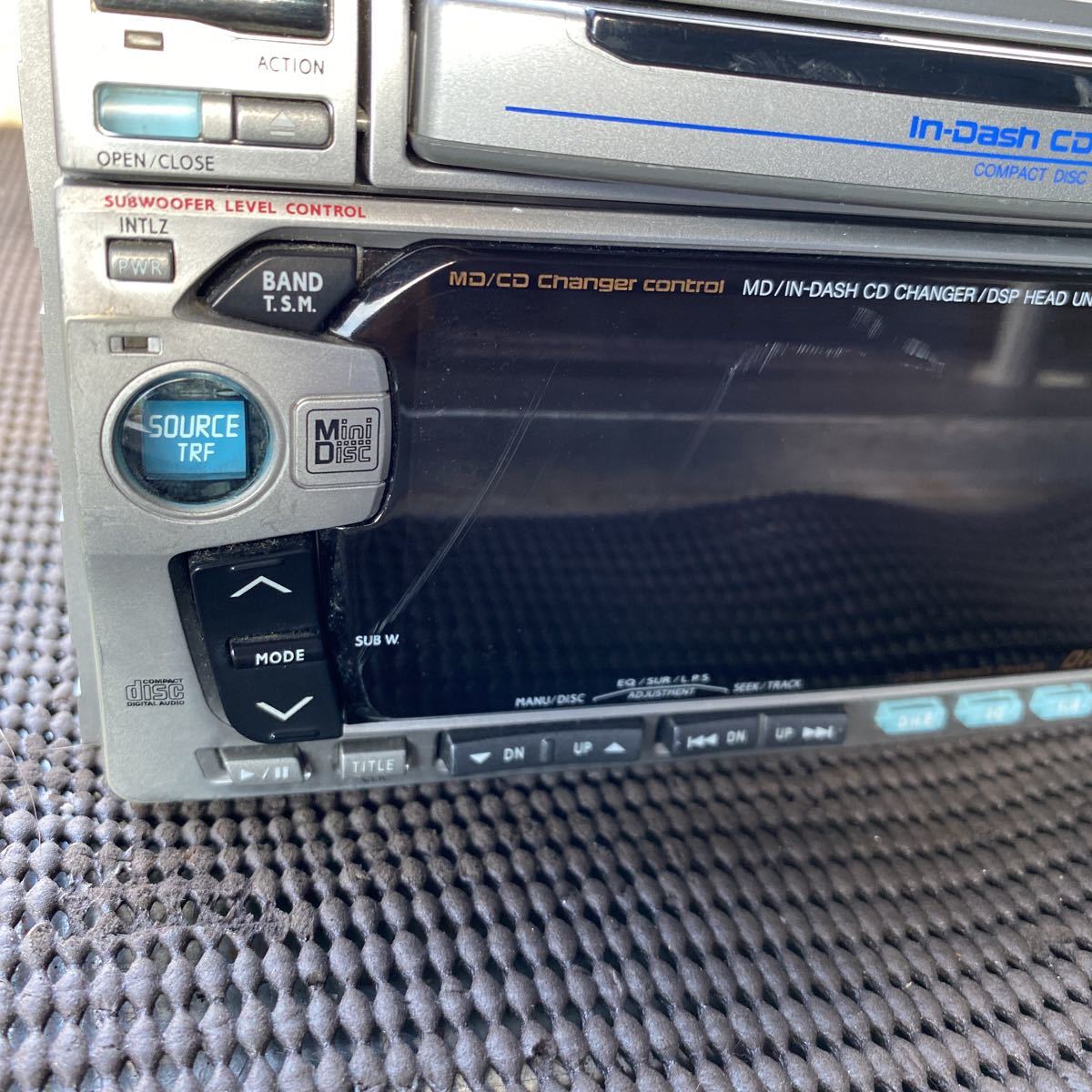 Yahoo!オークション ALPINE MD/INDASH CD CHANGER/DSP HEAD UNIT MD...