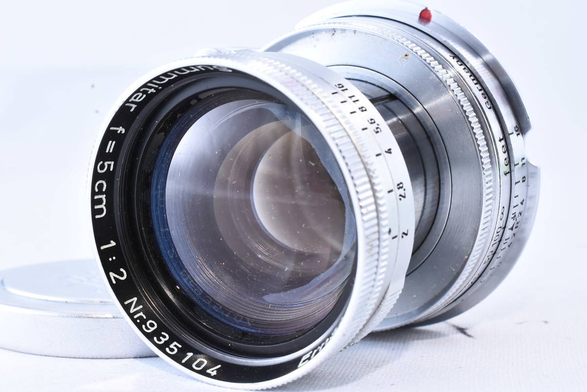Leica ライカ Summitar 5cm F2 ズミタール Lマウント レンズ (t1841