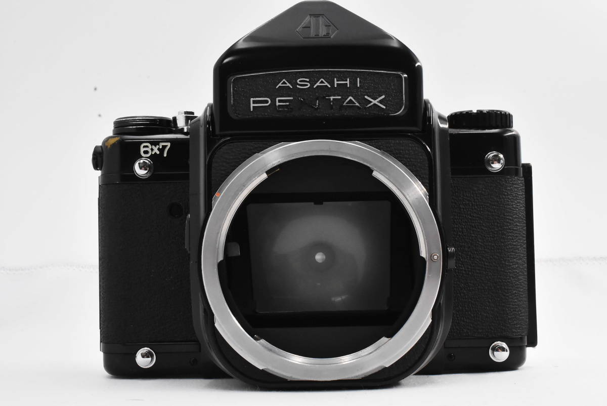 ペンタックス PENTAX 6X7 中判フィルムカメラ ボディ + Super-Multi-Coated TAKUMAR 6x7 105mm F2.4 レンズ付き (t1626)_画像3