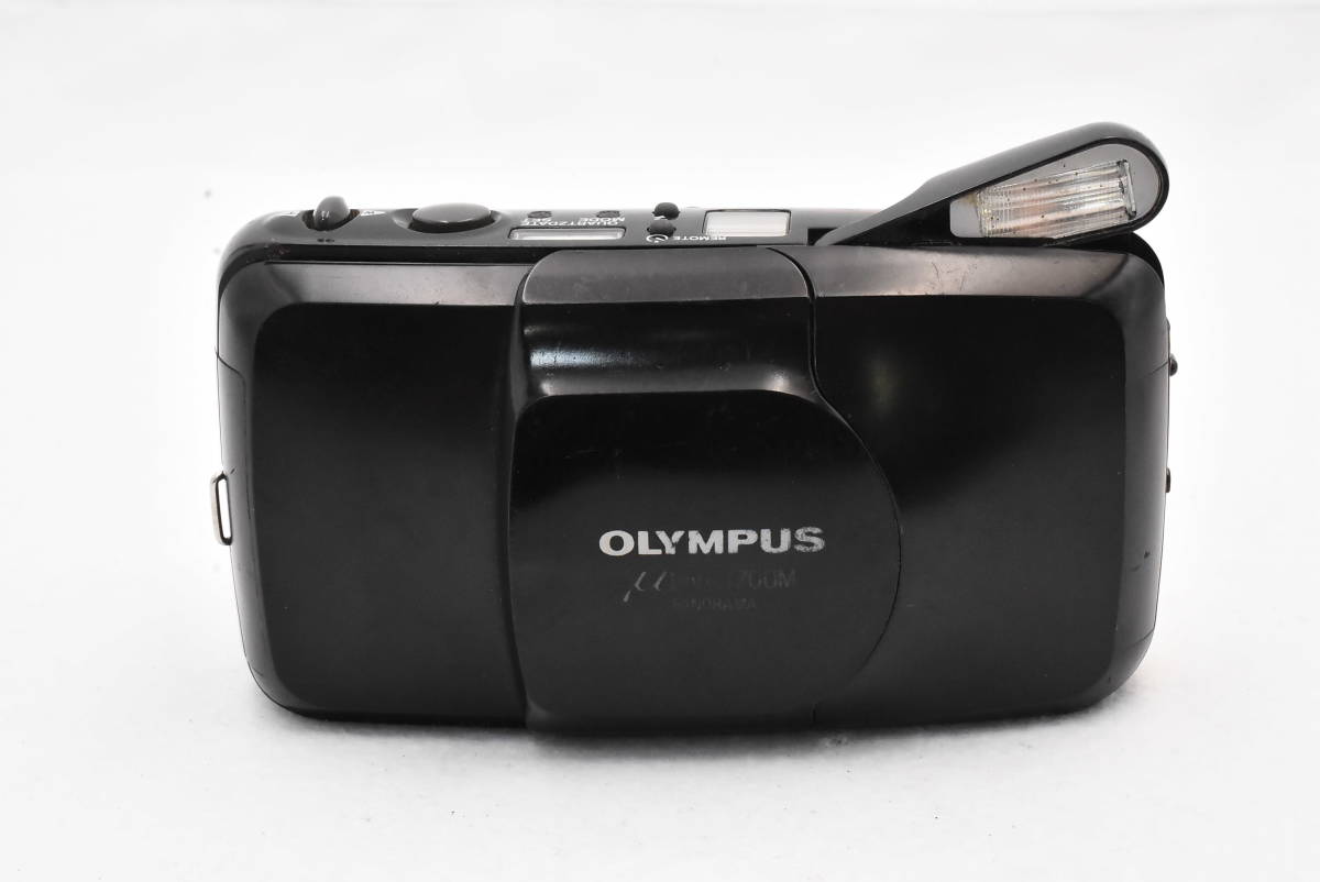 【ジャンク/部品取り】OLYMPUS オリンパス μ [mju:] u ZOOM PANORAMA ブラック フィルムカメラ コンパクトカメラ (t2251)