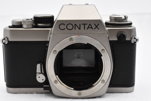 CONTAX コンタックス S2 シルバー フィルムカメラ マニュアルフォーカス S/N010521 (t1975)