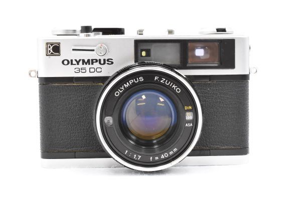 OLYMPUS オリンパス 35 DC シルバー フィルムカメラ マニュアルフォーカス S/N106079 (t1965)